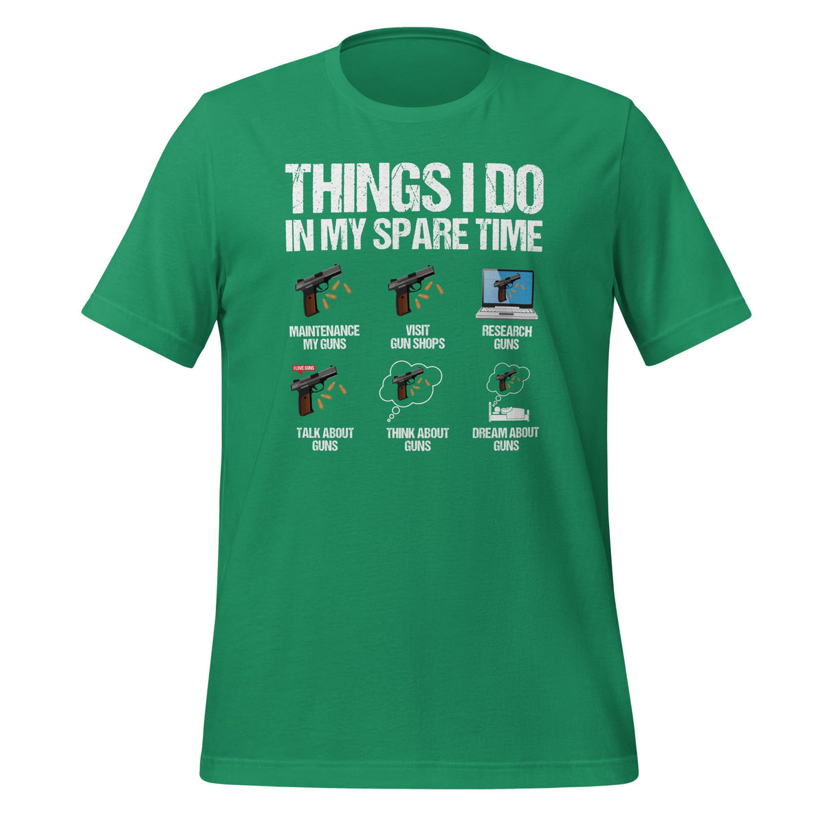Things I Do In My Spare Time Funny Gun Lover Enthusiast product image 5