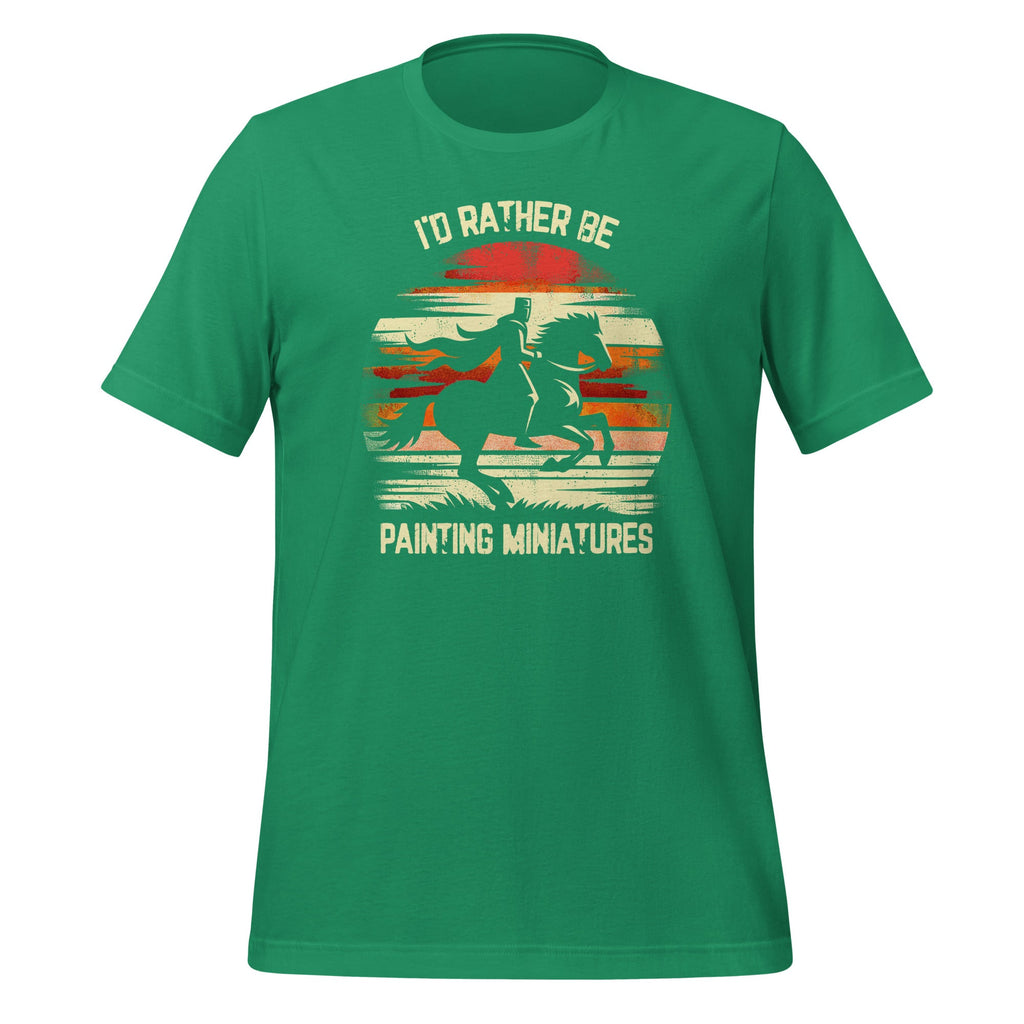 I'd Rather Be Painting Miniatures Funny Model Unisex T-Shirt product image 6