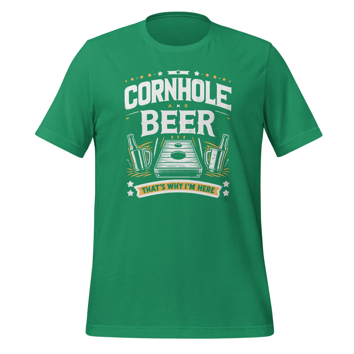 Cornhole And Beer That's Why I'm Here Funny Saying Unisex product image 5
