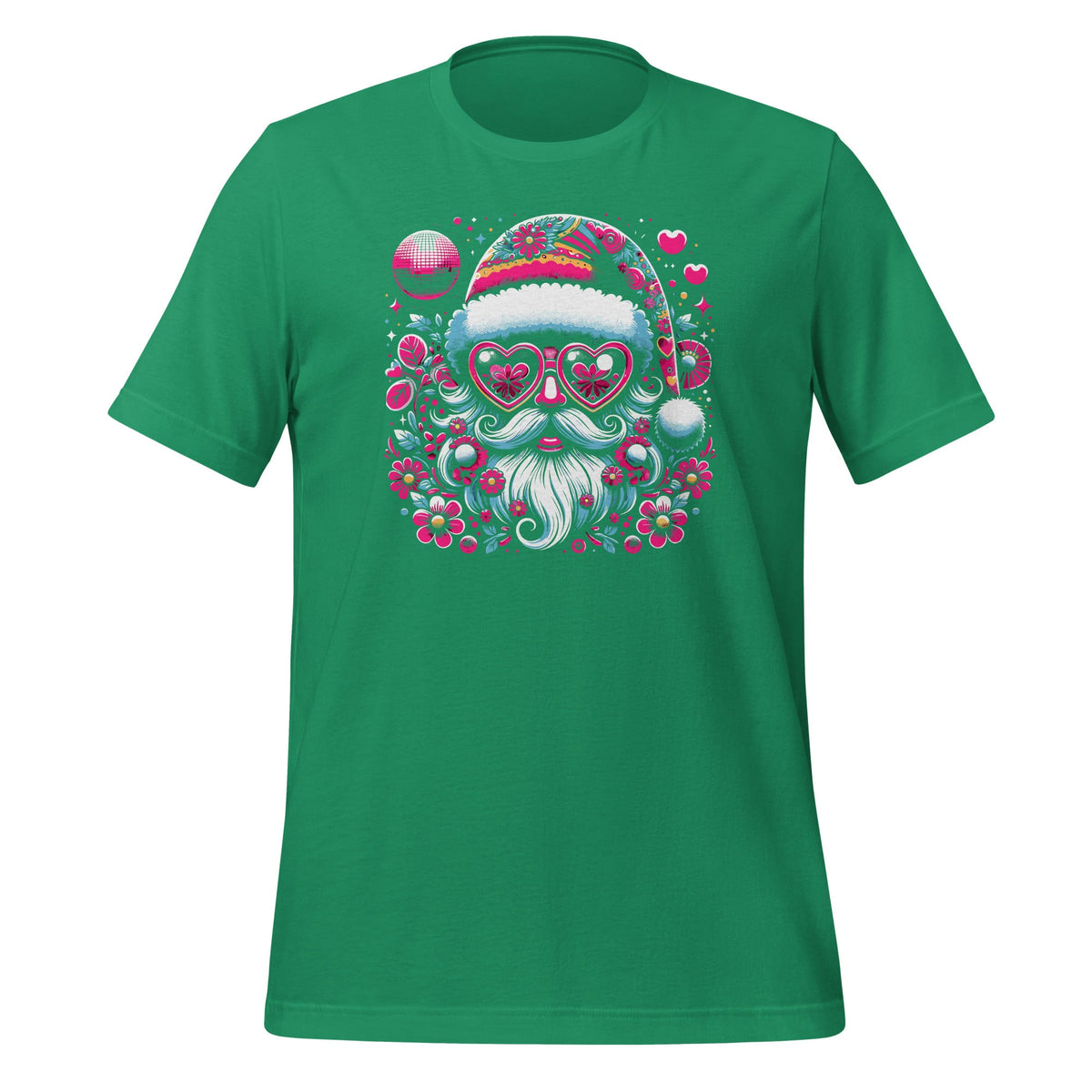 Funny Pink Santa Retro Groovy Funky Disco Christmas Floral product image 5