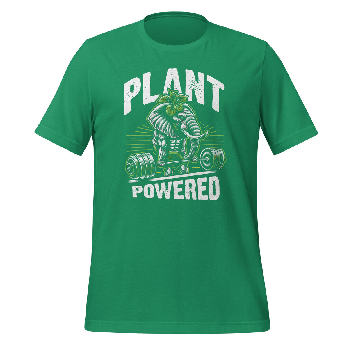 Plant Powered Vegan Elephant Funny Veganism Living Unisex product image 5
