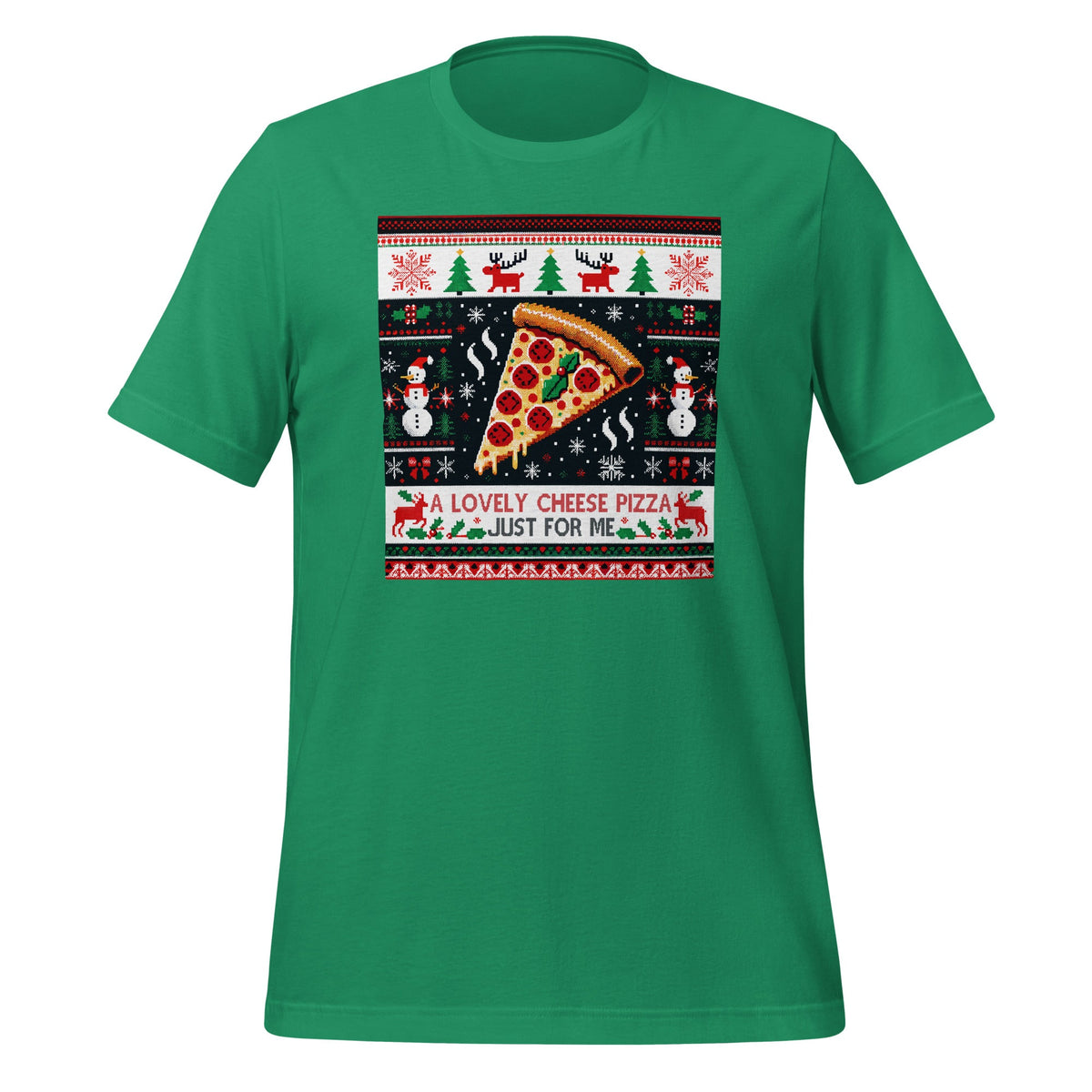 A Lovely Cheese Pizza Just For Me Ugly Xmas Christmas product image 5