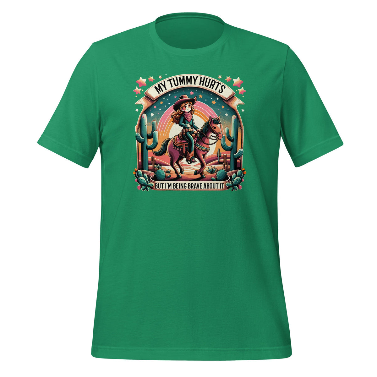My Tummy Hurts But I'm Being Brave About It Western Cowgirl product image 5
