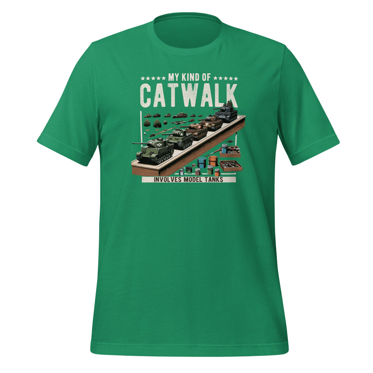 My Kind of Catwalk Involves Model Tanks Funny Modeling product image 5