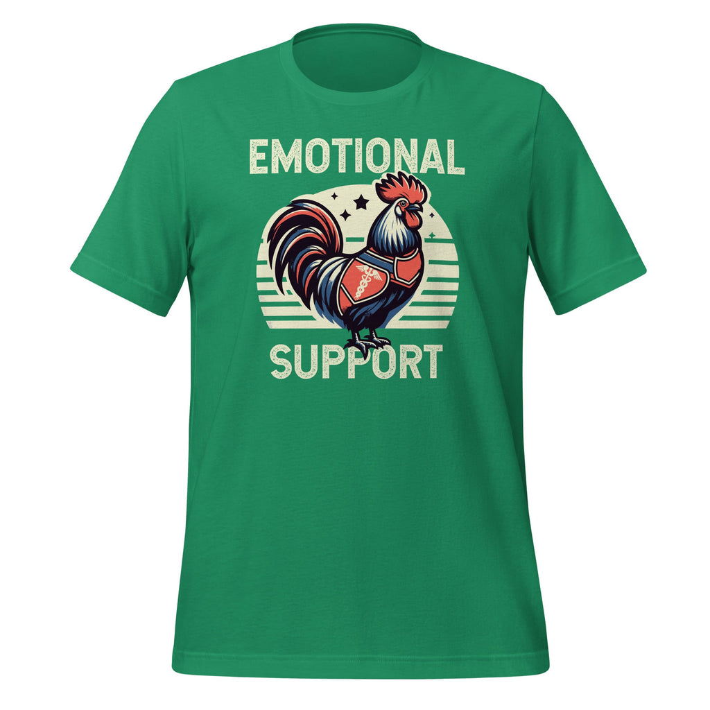 Chicken Emotional Support Funny Saying Unisex T-Shirt product image 5