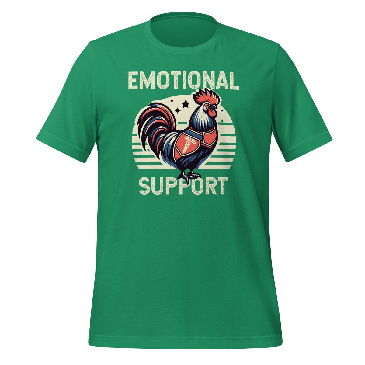 Chicken Emotional Support Funny Saying Unisex T-Shirt product image 5