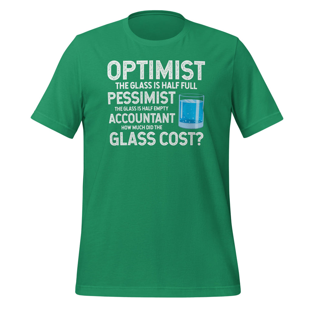 Optimist Pessimist Accountant Glass Funny Accounting Unisex product image 5
