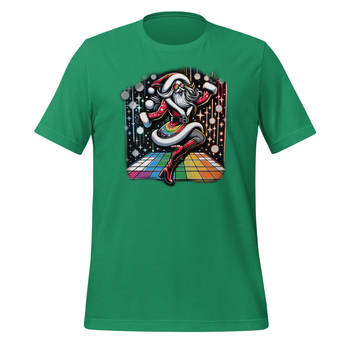 Retro Drag Queen LGBTQ Santa Xmas Funny Dancing Disco product image 5
