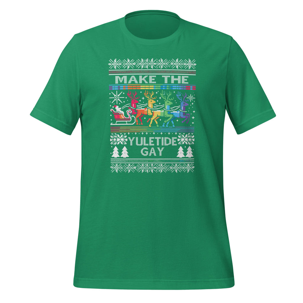 Ugly Christmas LGBTQ Pride Santa Claus Make Yuletide Gay product image 5