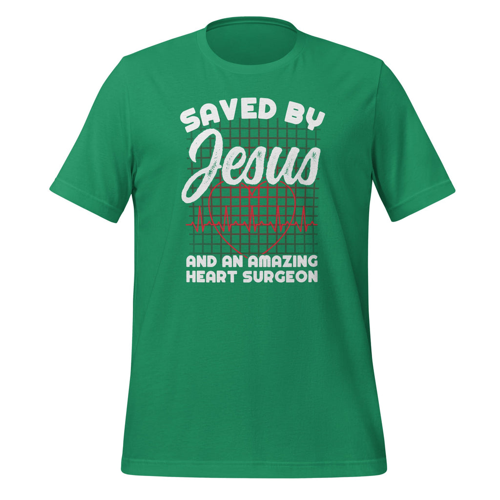 Saved By Jesus And An Amazing Heart Surgeon Cardiac Unisex product image 5