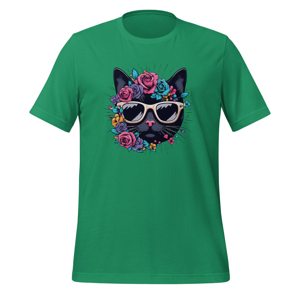 Cat Lover Artwork Sunglasses Flower Animal Graphic Unisex product image 5