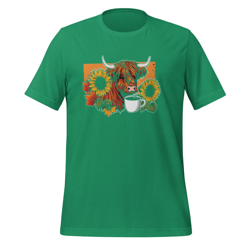 Scottish Highland Cow Sunflower Fall Vibes Coffee Lover product image 5