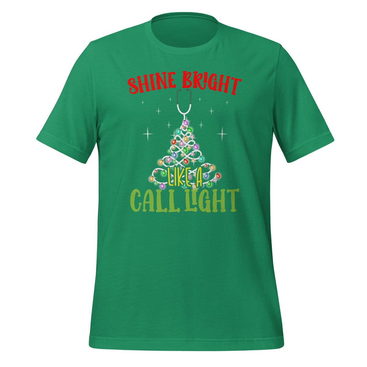 Shine Bright Like A Call Light Nurse Nursing Xmas Lights product image 5