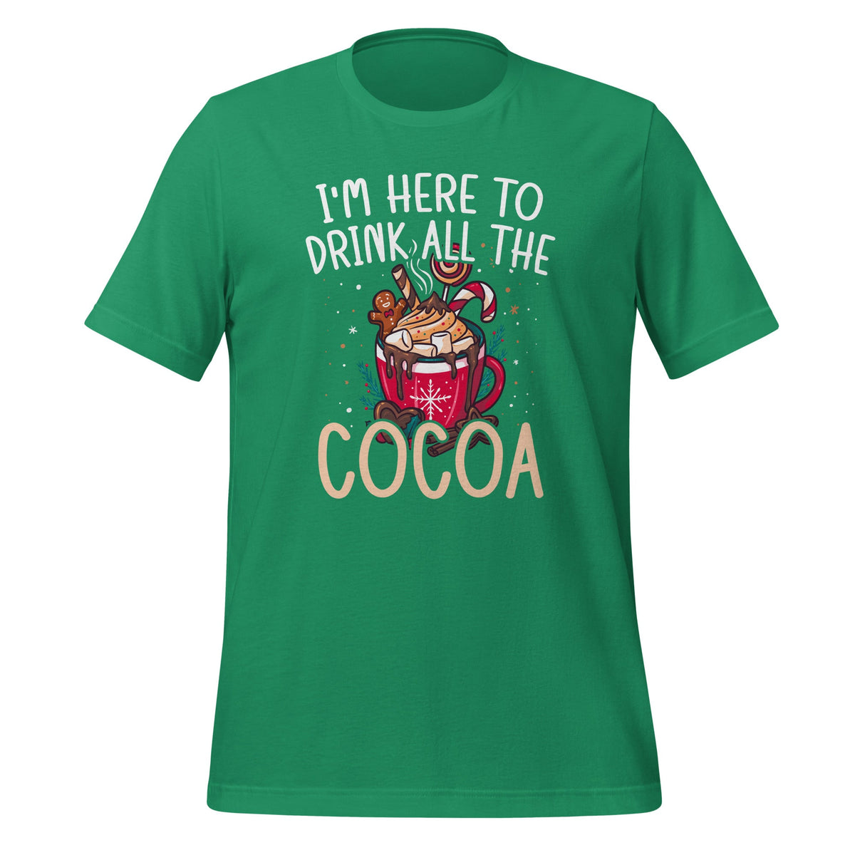 Here to Drink All Hot Cocoa Cute Funny Chocolate Covered product image 5