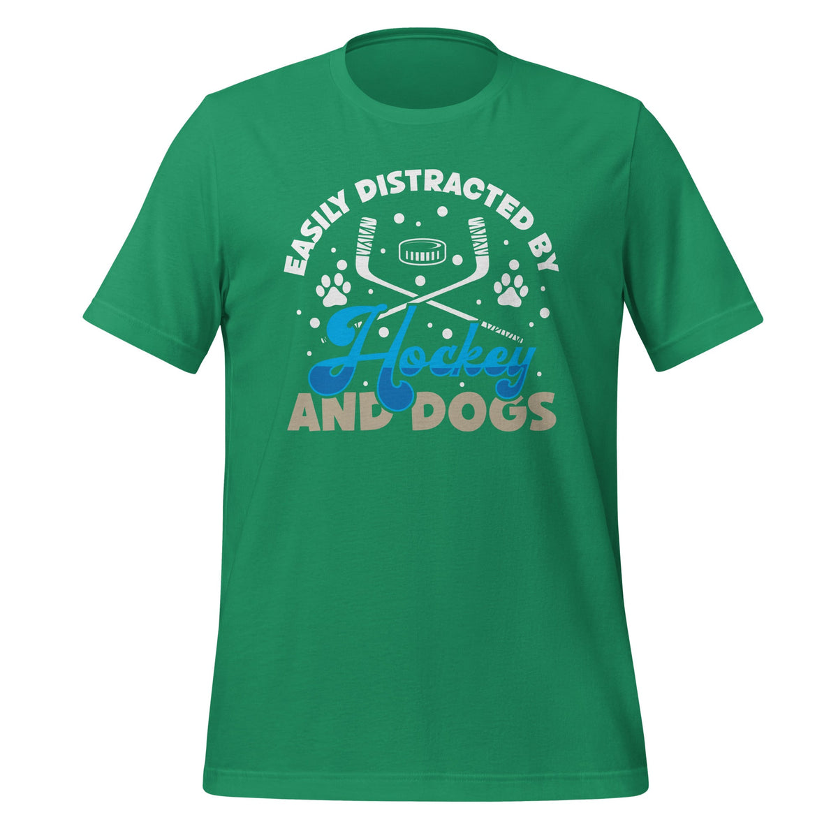 Easily distracted By Hockey and Dogs Animal Sports Lover product image 5