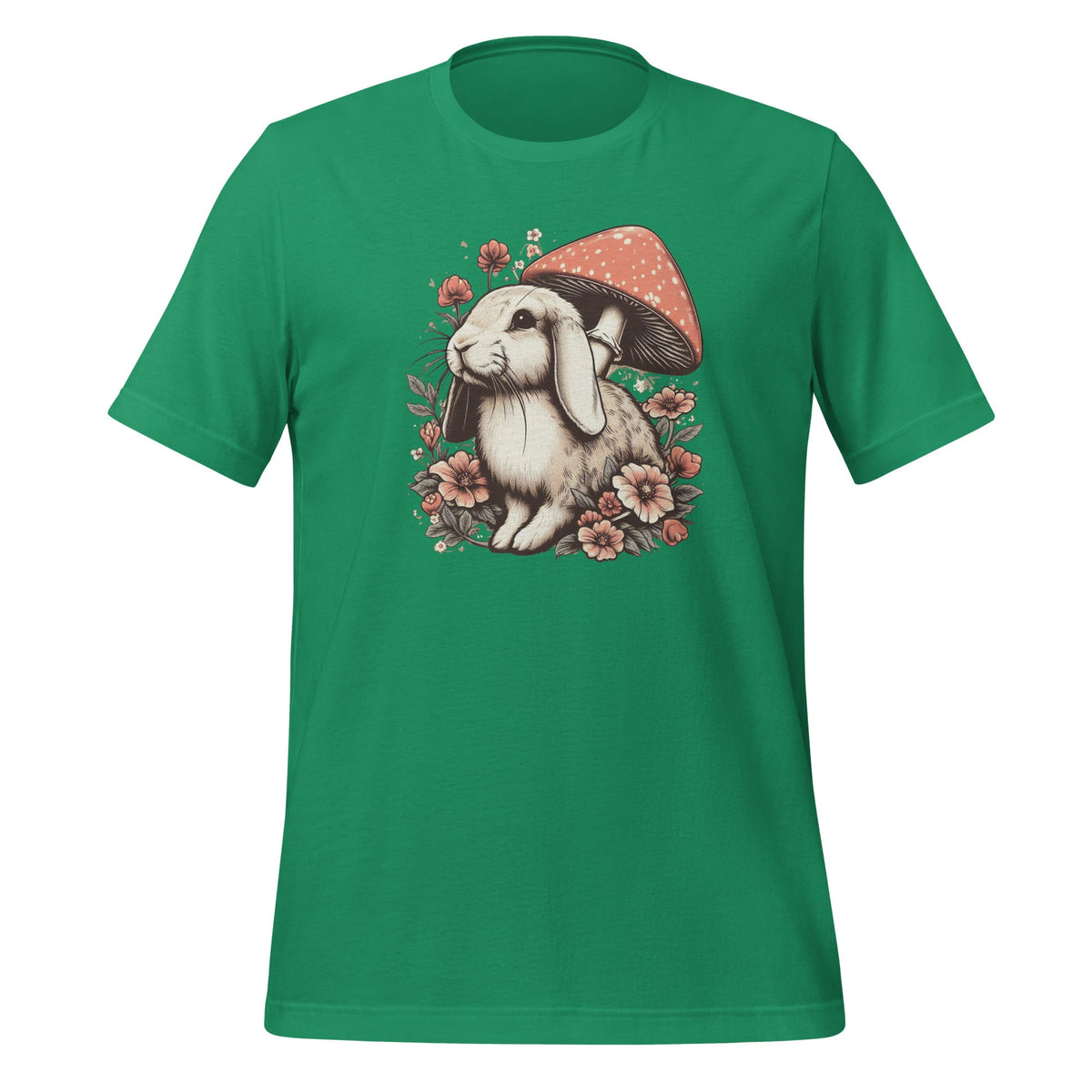 Cottagecore Aesthetic Cute Floral Rabbit Graphic Art Unisex product image 5