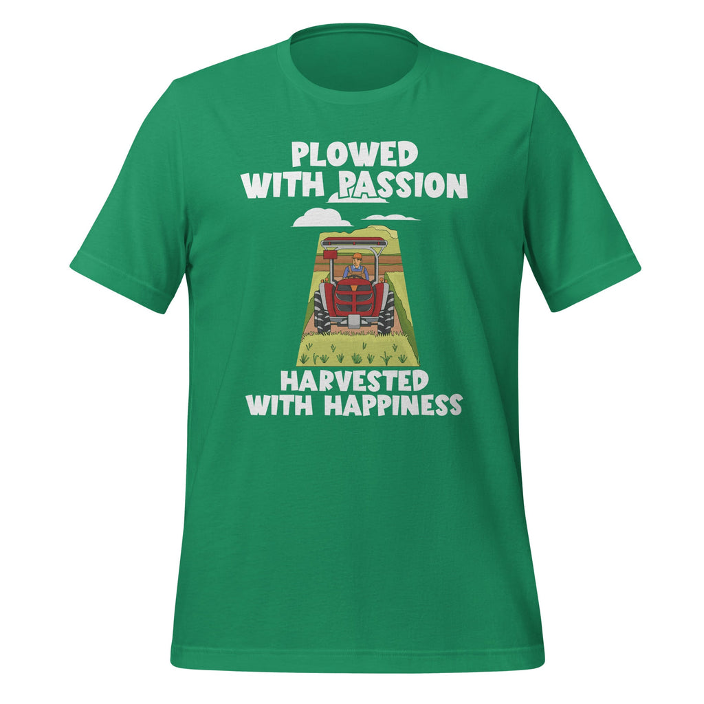 Plowed With Passion Harvested Happiness Farming Saying product image 5