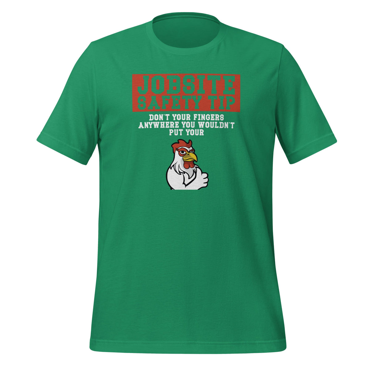 Jobsite Safety Tip Don't Put Your Fingers Retro Unisex product image 5