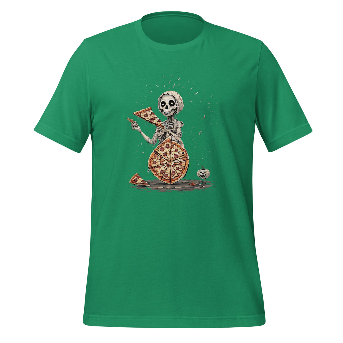 Funny Mummy Eat Pizza Halloween Celebration Unisex T-Shirt product image 5