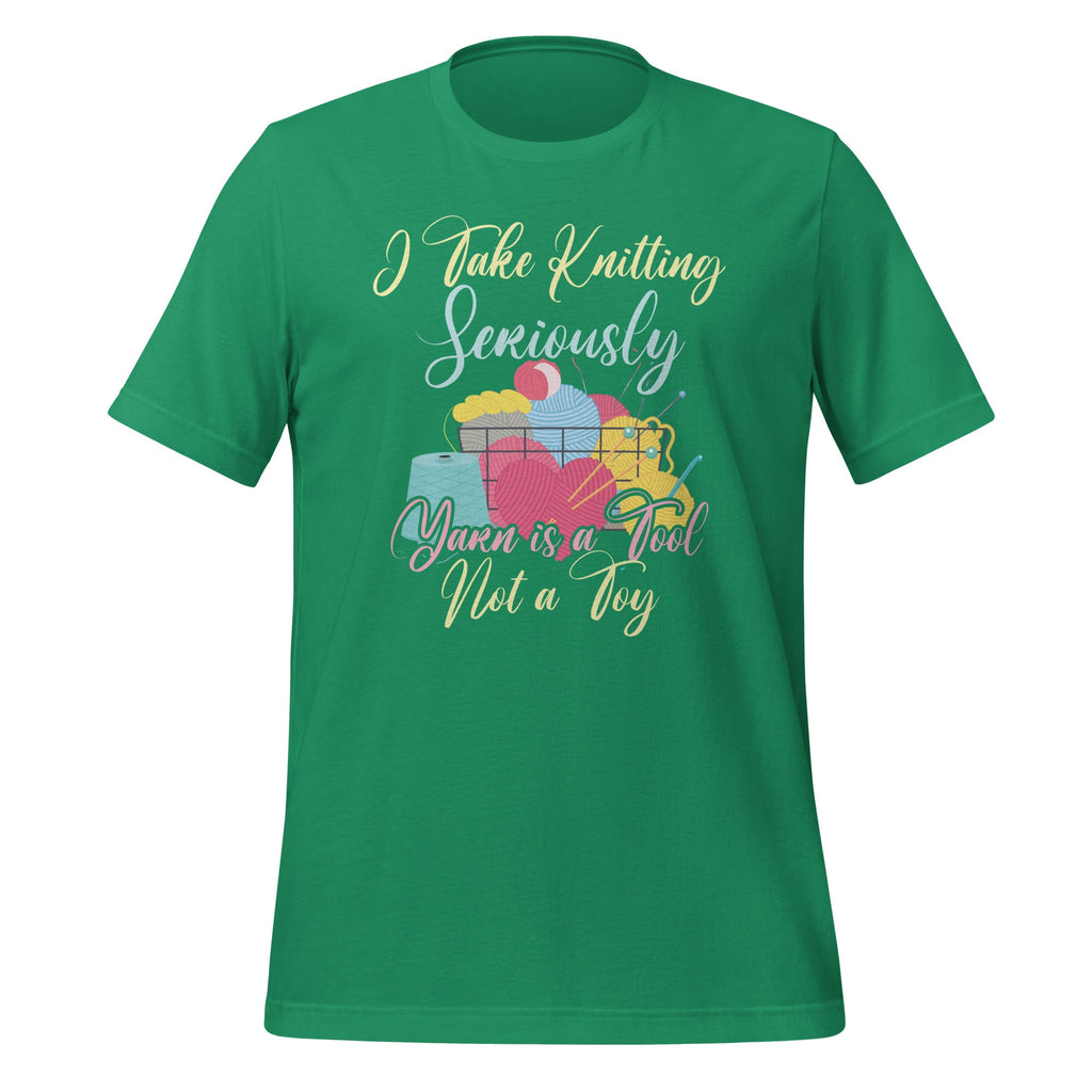 I Take Knitting Seriously Yarn is a Tool, Not a Toy Knit product image 5