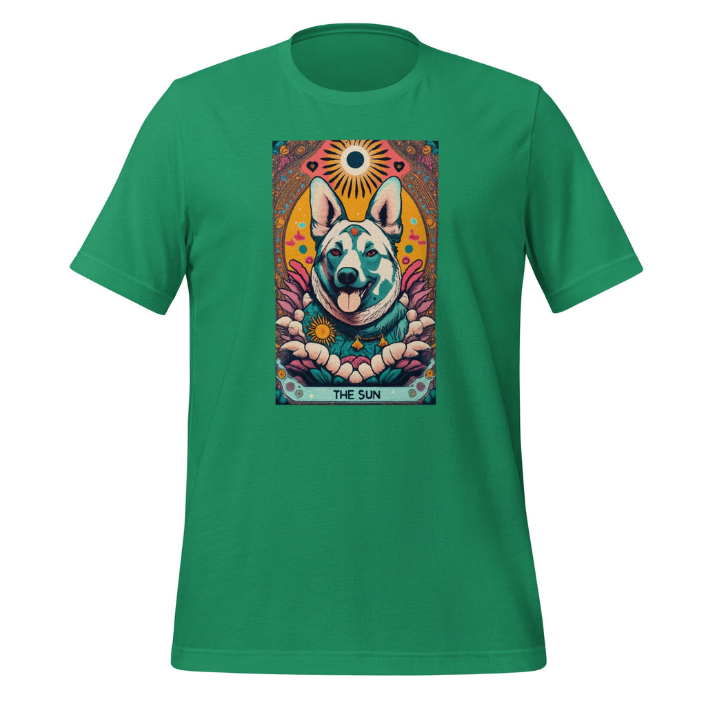 Dog Tarot Card Sun Art Unisex T-Shirt product image 5