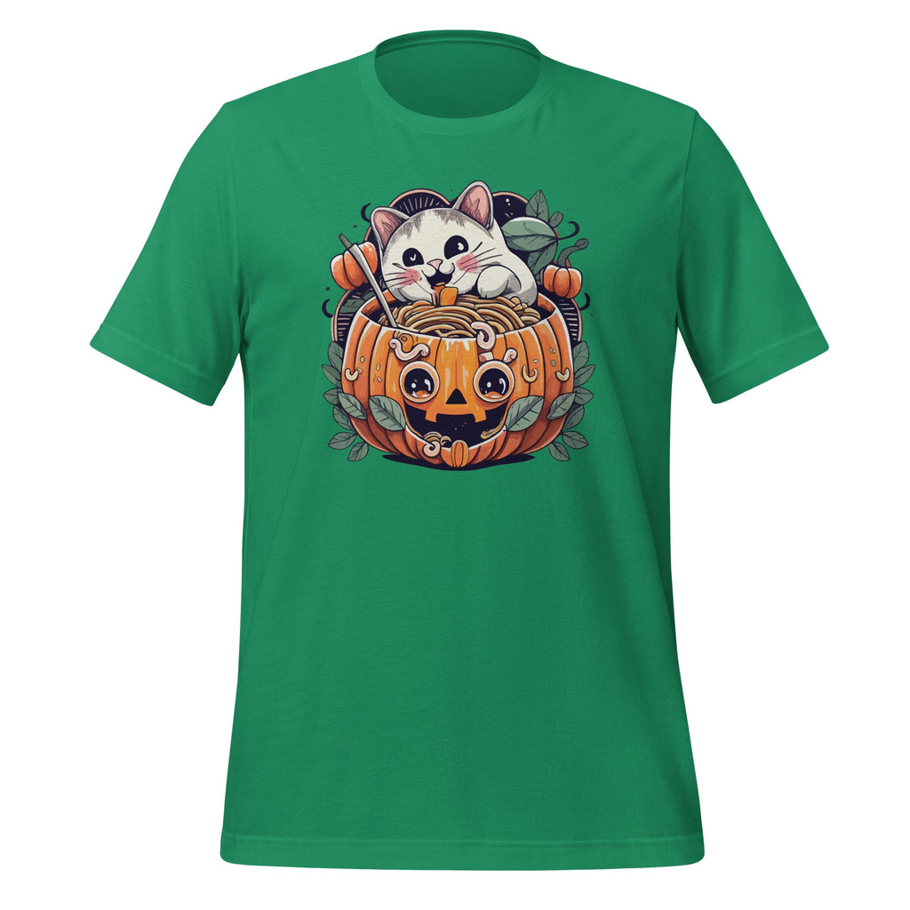 Creepy Kawaii Cat Eating Worms Ramen Noodles Halloween product image 5