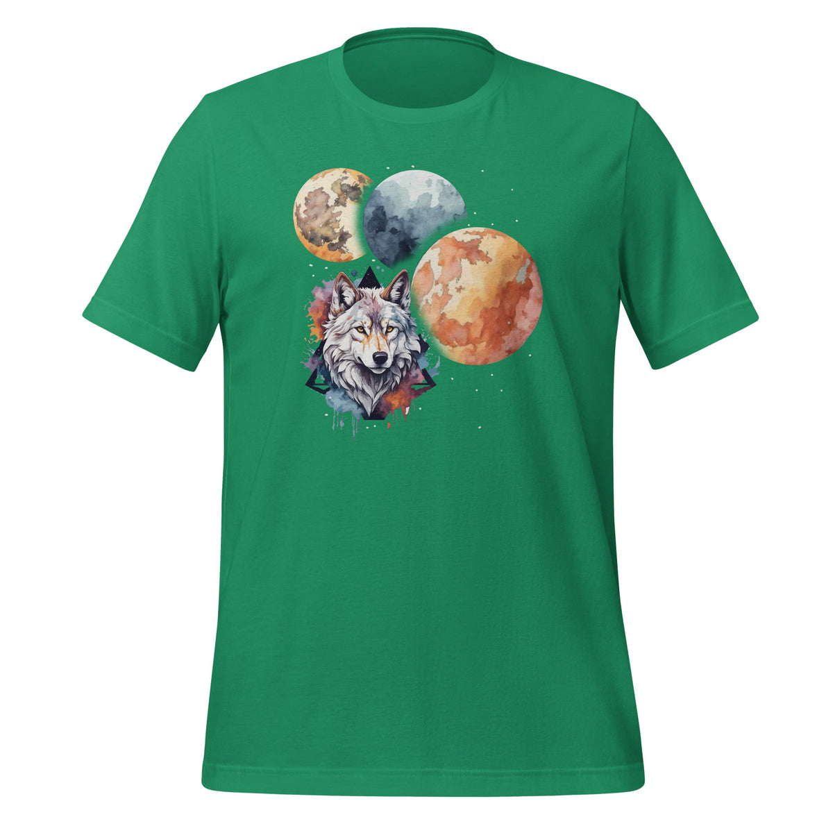 Three Moon Wolf 3 Moons Howling At Space Pun Magic Meme product image 5