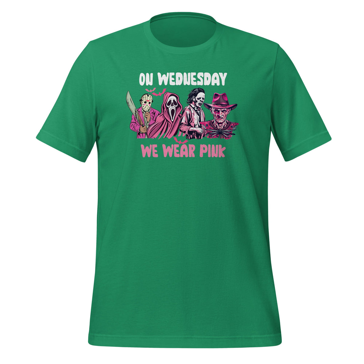 On Wednesday We Wear Pink Funny Halloween Character Unisex product image 5