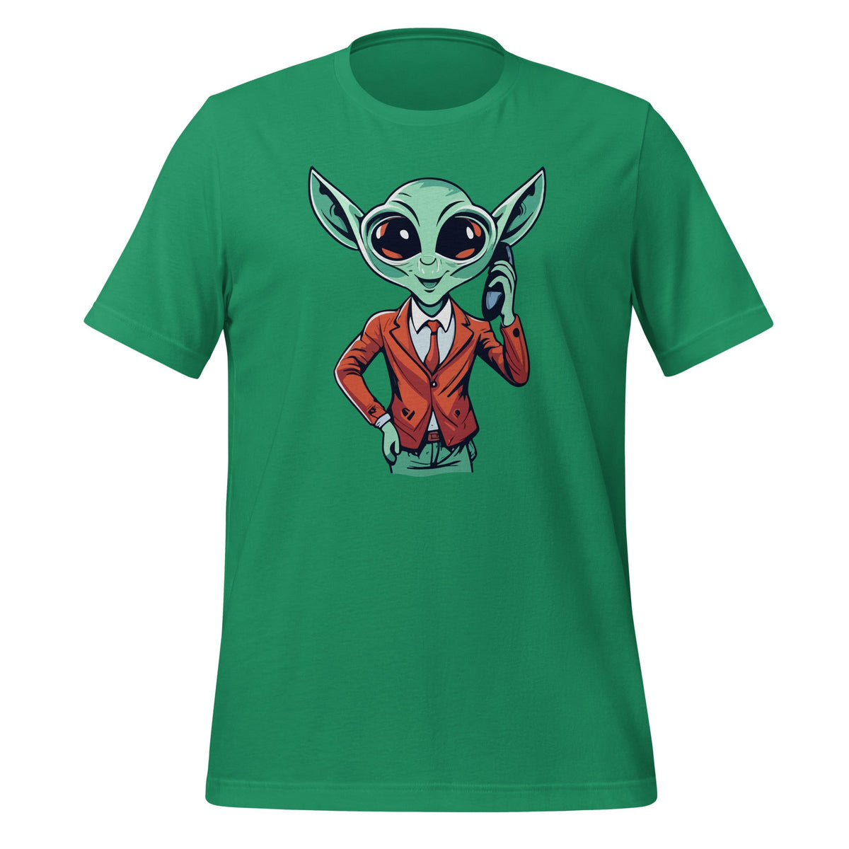 Alien Boss Managing CEO Calling Bosses Day Unisex T-Shirt product image 5