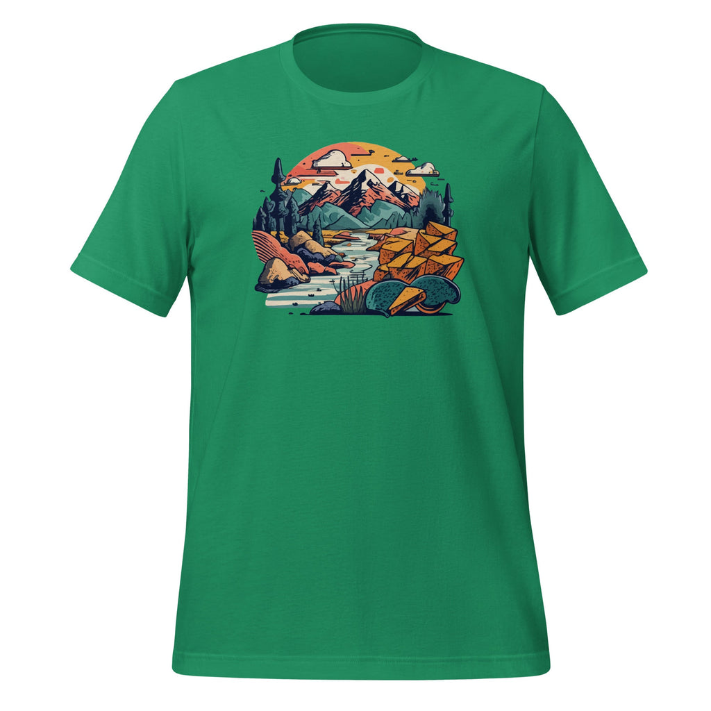 Nacho Chips Mountains Cheese River Surrealist Landscape Day product image 5