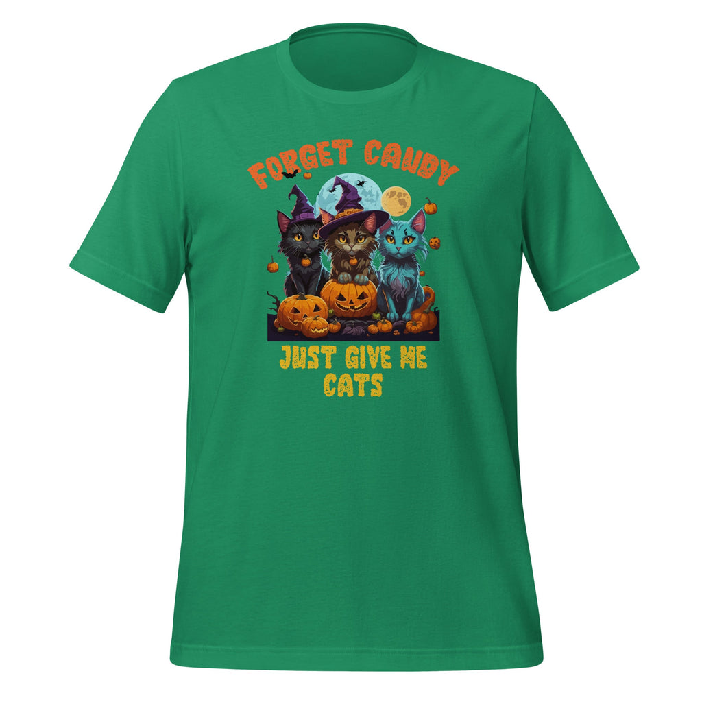 Forget Candy Just Give Me Cats Funny Kitten Witch Halloween product image 5