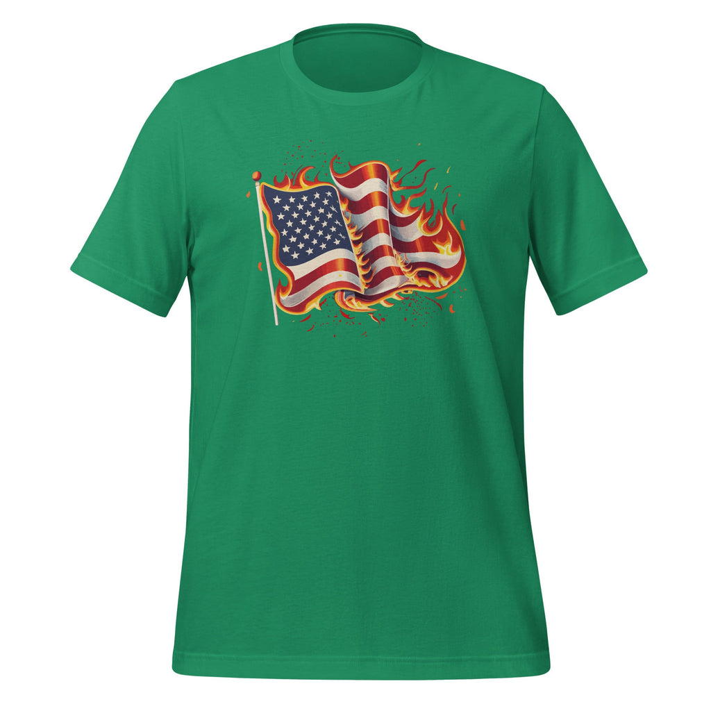 Fire and Flames of America Burning Patriotic Love American product image 5