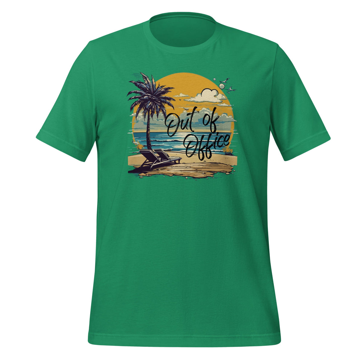 Out of Office Beach Graphic Funny Freelancers Halloween product image 5