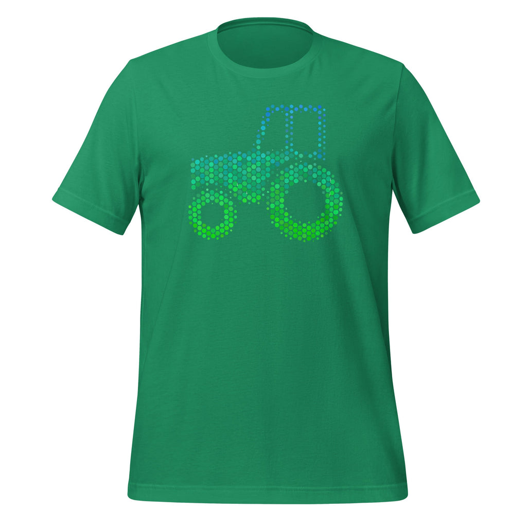 Cute Dot Tractor Vehicle Happy Day Unisex T-Shirt product image 5