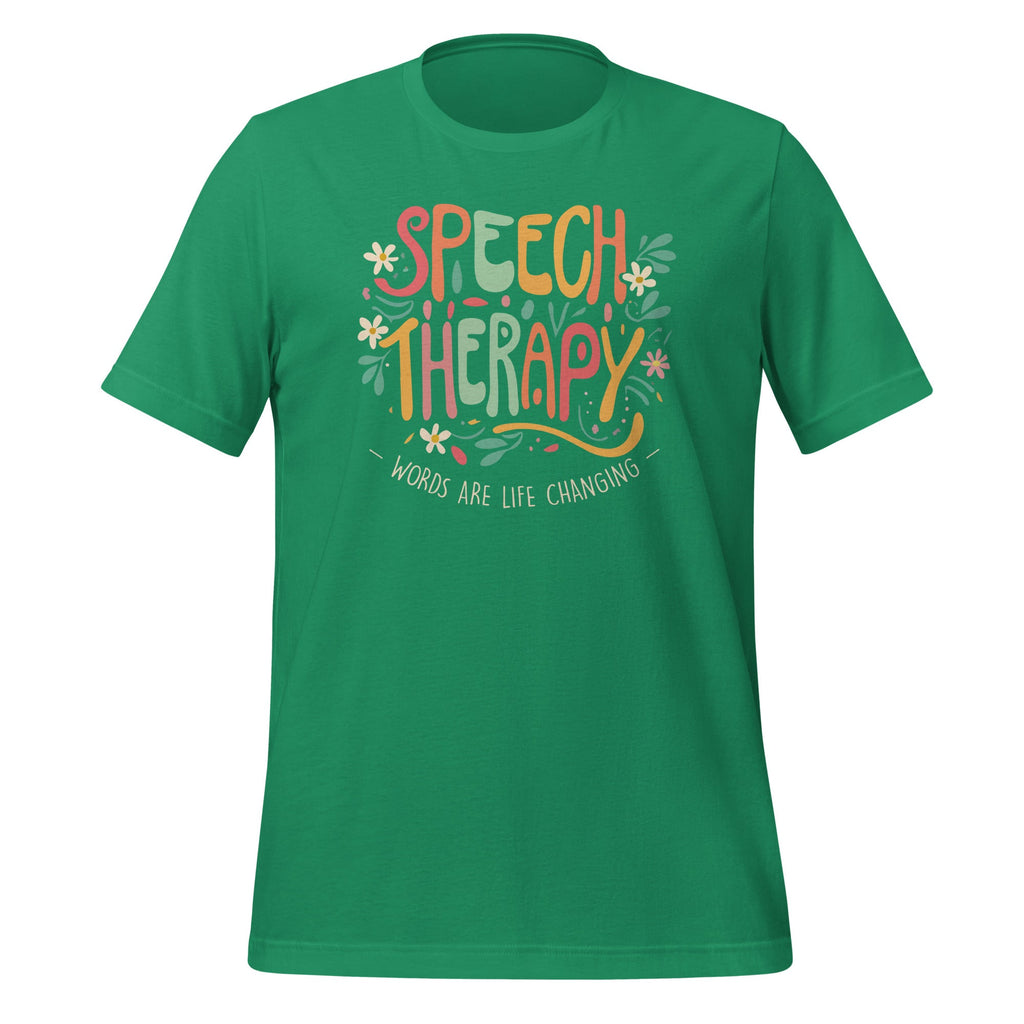 Speech Therapy Words Are Life Changing Wildflowers Unisex product image 5