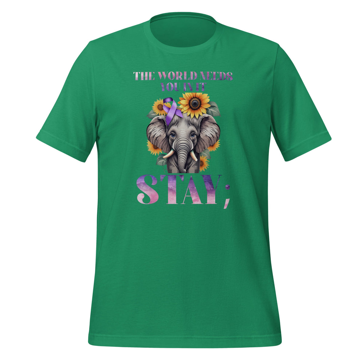 Stay The World Needs You Elephant 988 Suicide Prevention product image 5