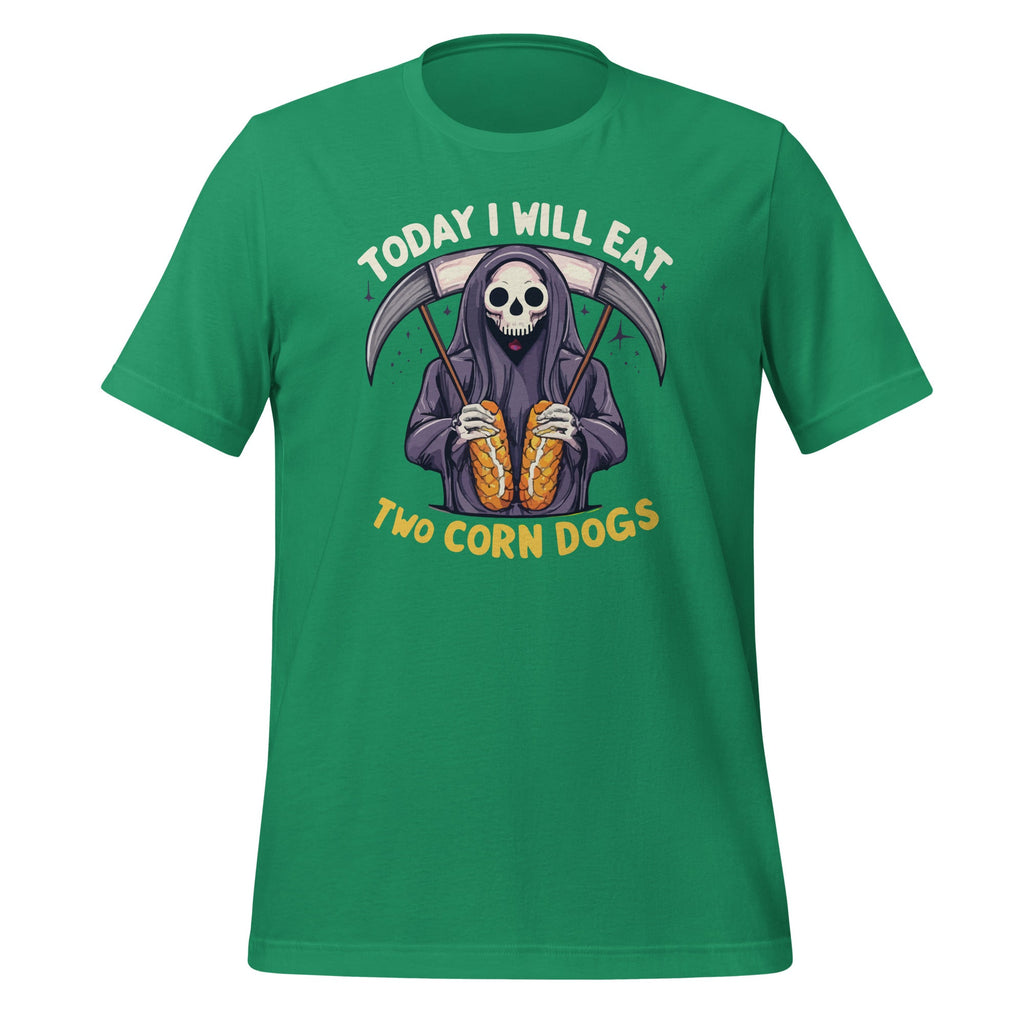 Today I Will Eat Two Corn Dogs Meme Funny Halloween Unisex product image 5