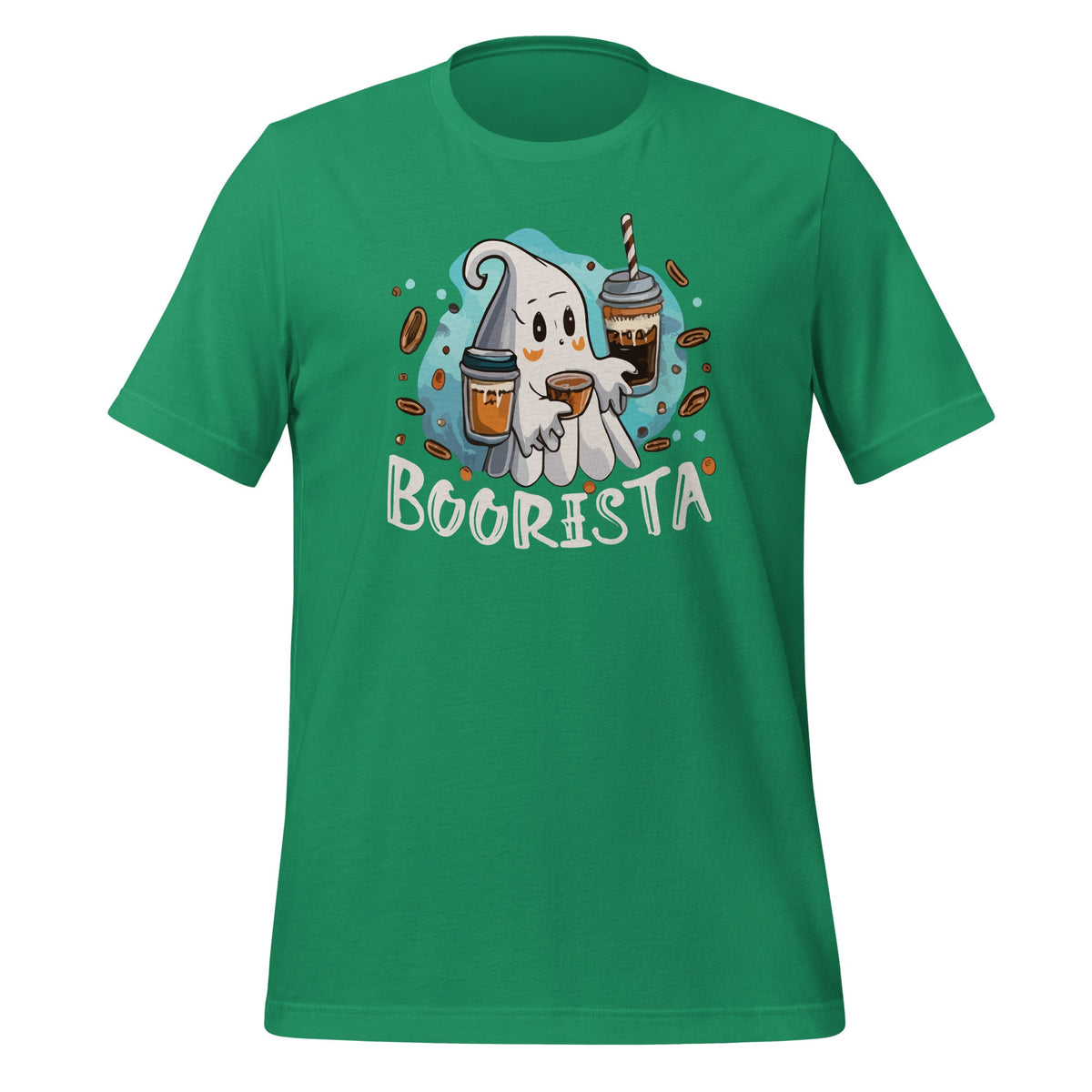 Boorista Boo Coffee Halloween Ghost Barista Unisex T-Shirt product image 5