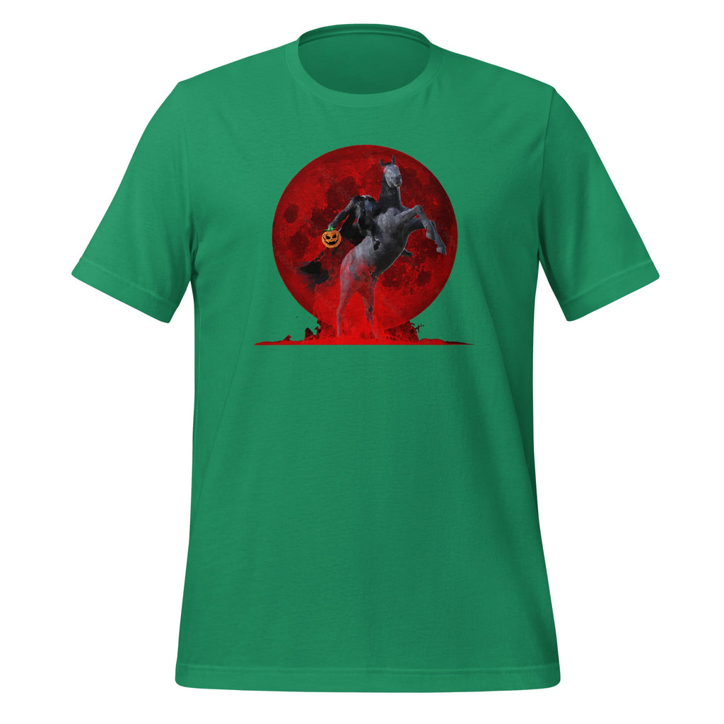 Halloween Scary Pumpkin Headless Horseman Unisex T-Shirt product image 6