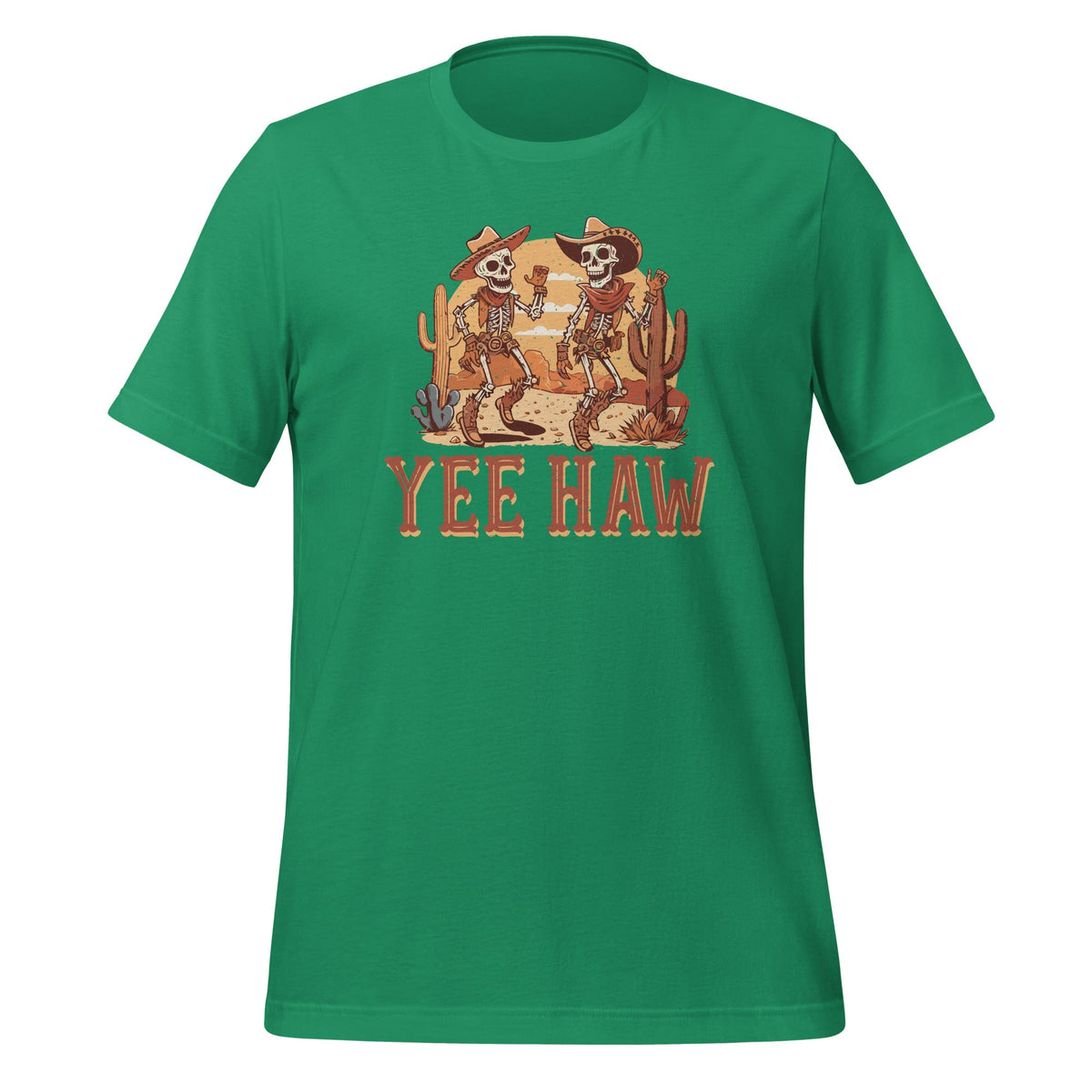 Funny Cowboy Skeleton Dancing Yeehaw Western Halloween product image 6