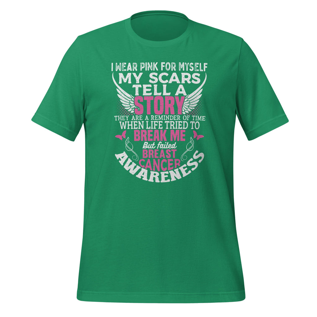 I Wear Pink For Myself My Scars Tell A Story Funny Unisex product image 6