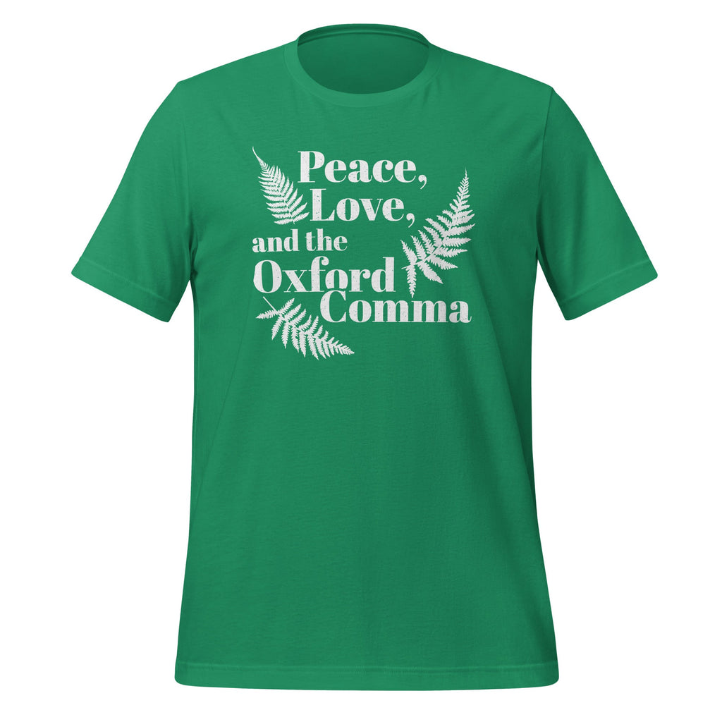 Peace, Love, And Oxford Comma English Grammar Humor Unisex product image 6