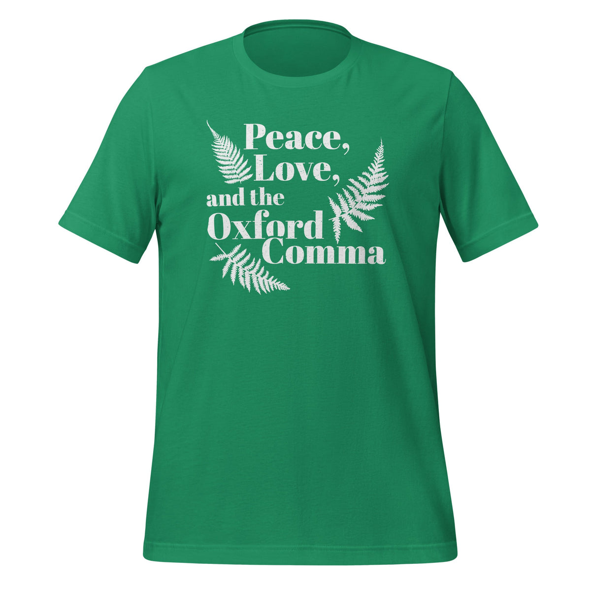 Peace, Love, And Oxford Comma English Grammar Humor Unisex product image 6