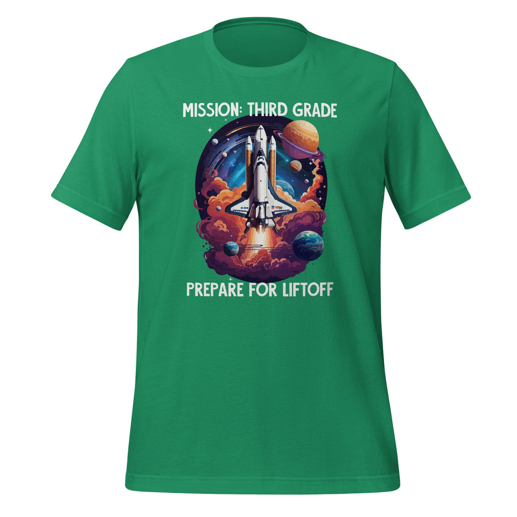 Mission Third Grade Space Rocket Back To School Unisex product image 6