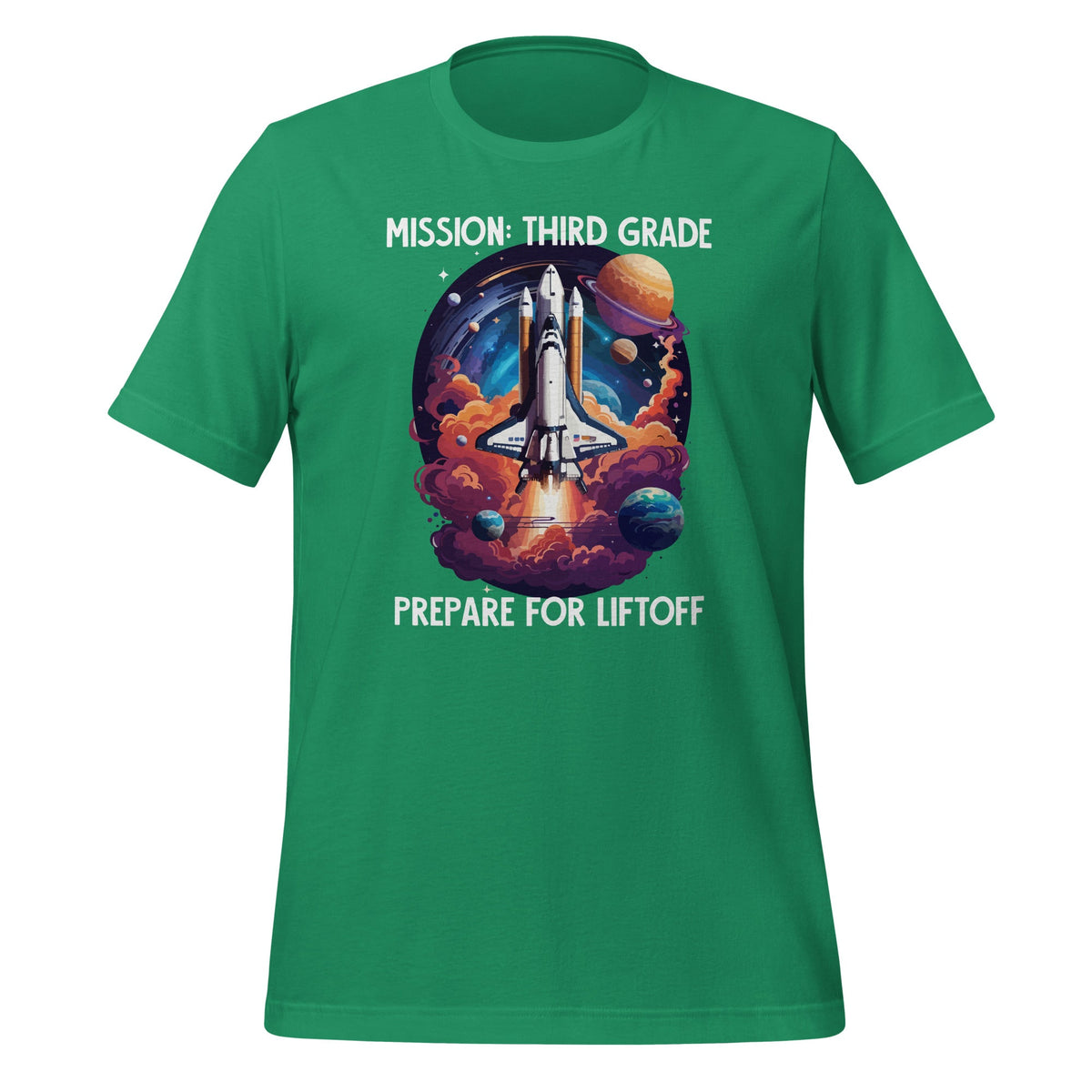 Mission Third Grade Space Rocket Back To School Unisex product image 6