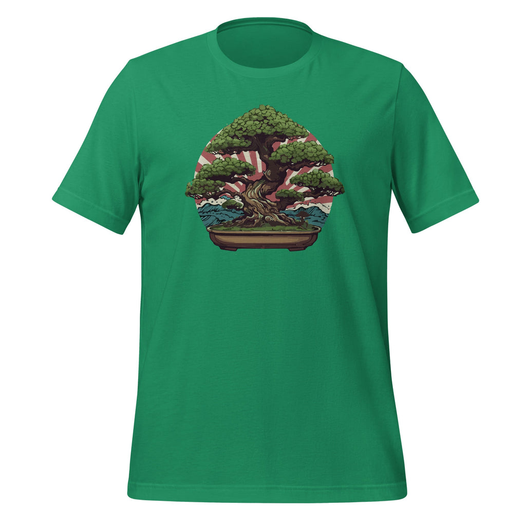 Bonsai Tree and Sun Rising In Japan Graphic Art Unisex product image 6