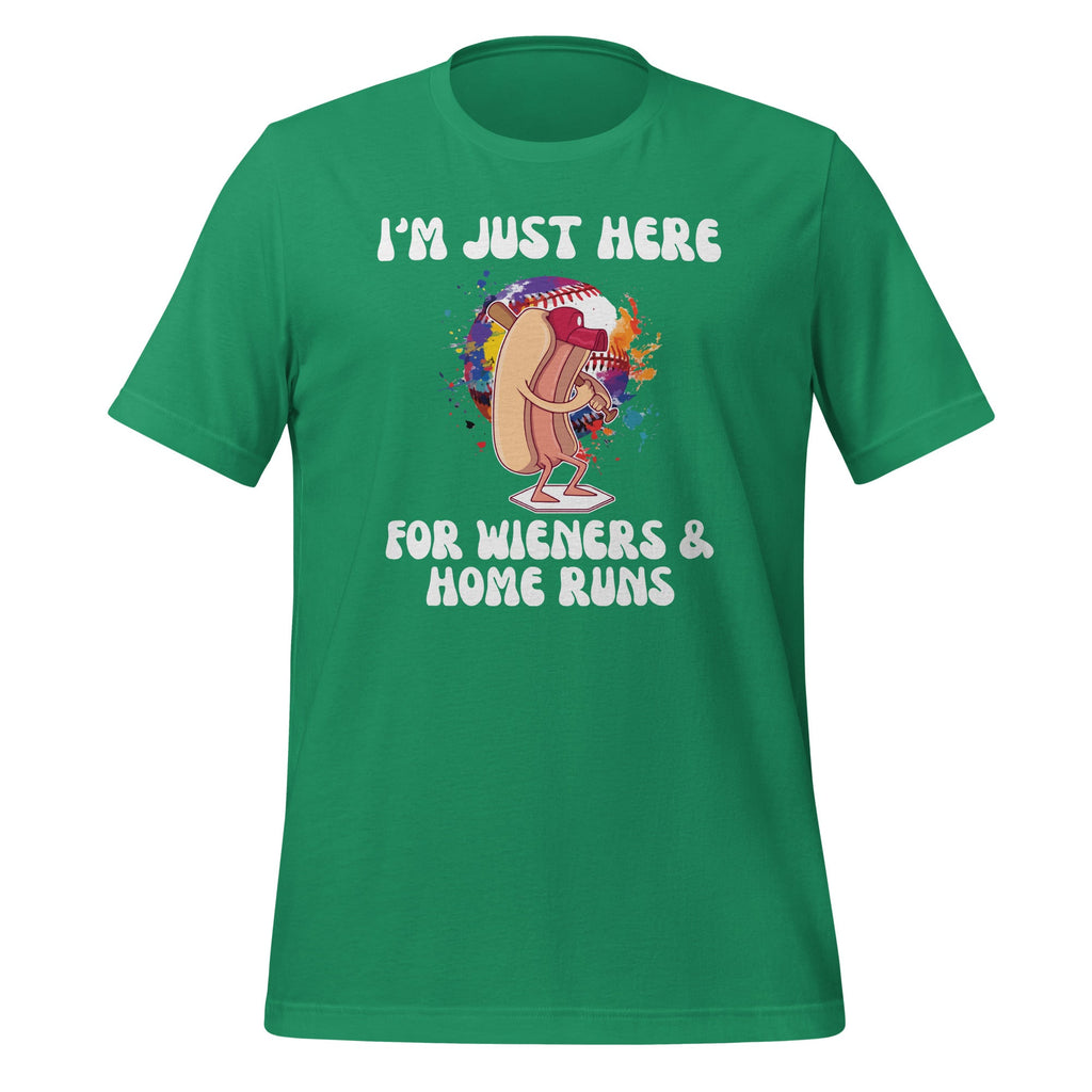 Just Here For Wieners and Home Runs Funny Baseball Unisex product image 6