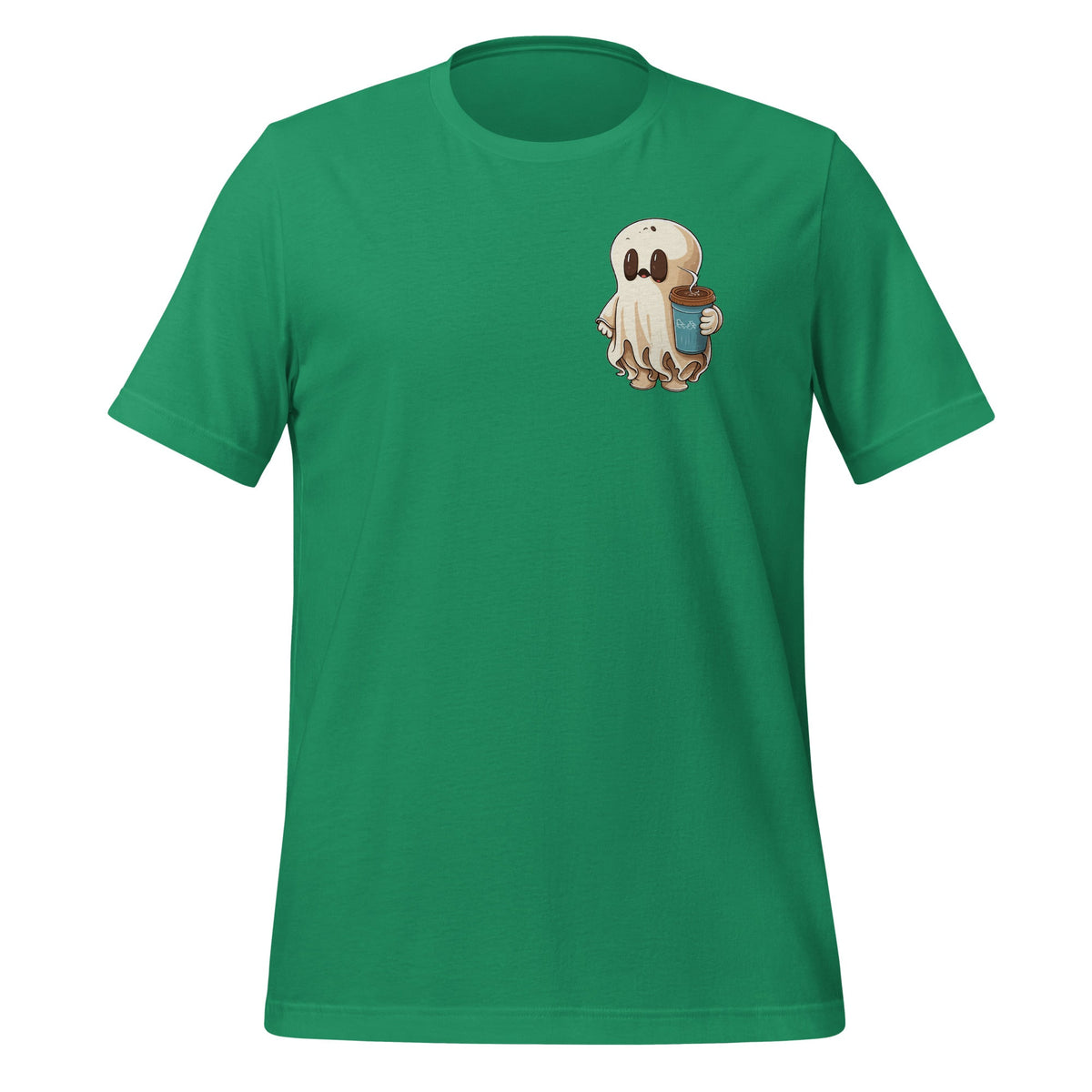Little Ghost Ice Coffee Cute Happy Halloween Unisex T-Shirt product image 6