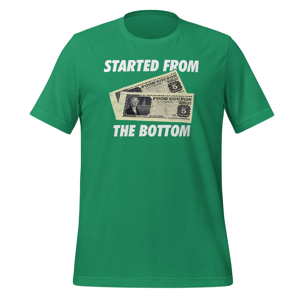 Started At Bottom Funny Coupon Food Stamp 80s 90s Unisex product image 6