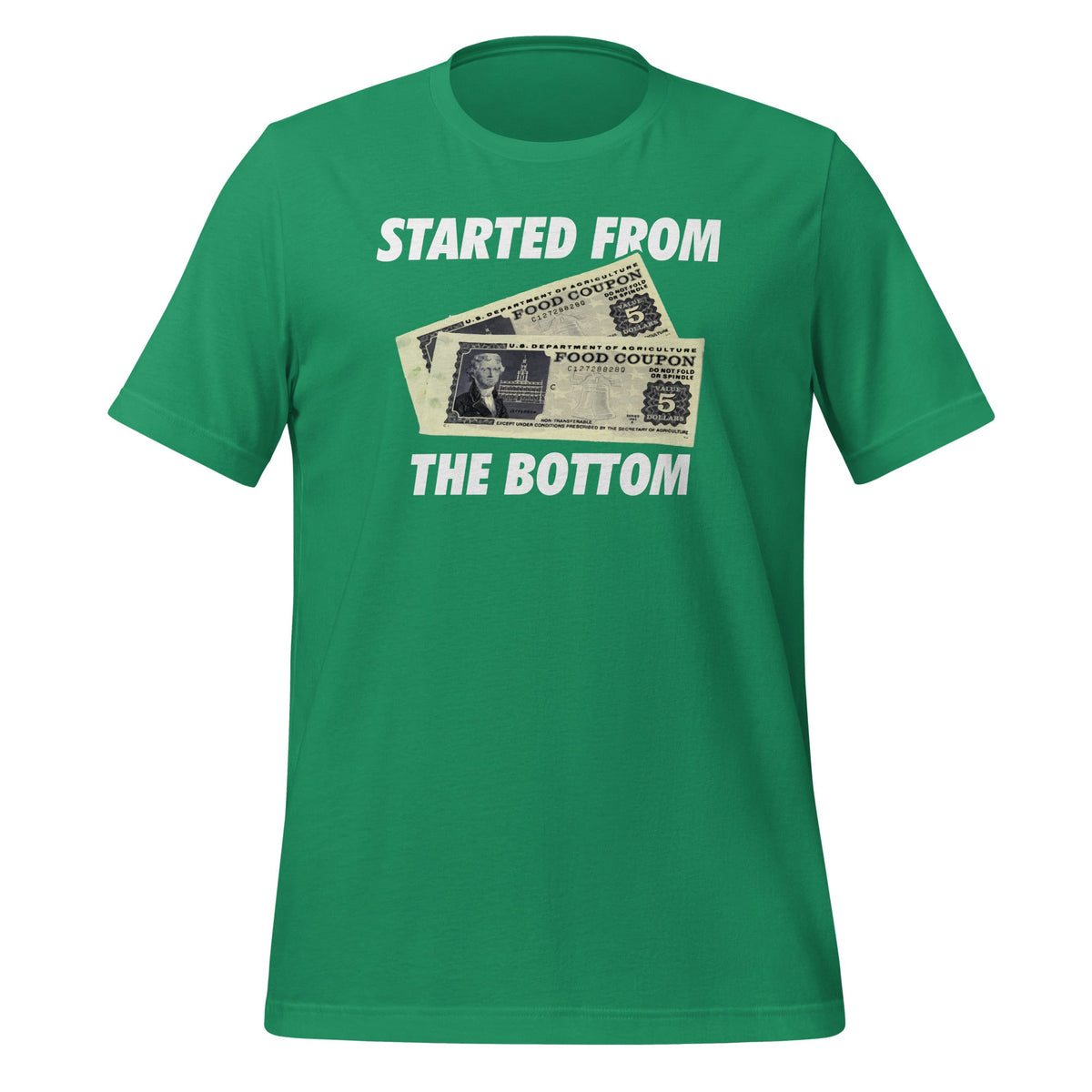 Started At Bottom Funny Coupon Food Stamp 80s 90s Unisex product image 6